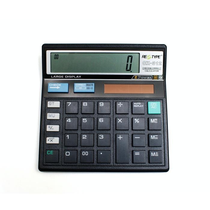 

CALCULATOR / KALKULATOR RE-TYPE CX-512 12 DIGITS
