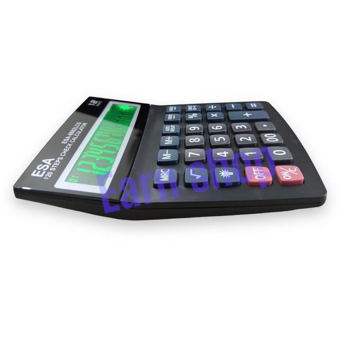 

KALKULATOR LED ESA-8882LCS 12 DIGIT KALKULATOR DAGANG LED ESA-8882 BATRE AAA