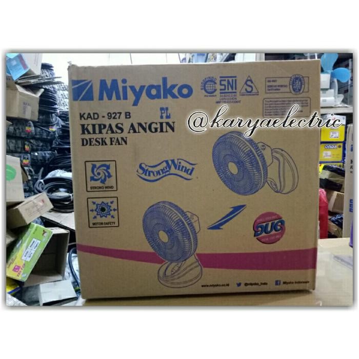 Cosmoos National - Kipas Angin Meja&Dinding / Desk Fan & Wall Fan Miyako Kad-927B Garansi