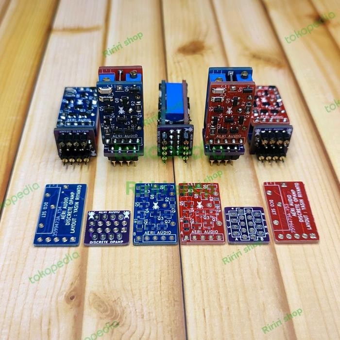 PCB Discrete Opamp DIY Class A with Trimpot DCO Set Aeri Audio