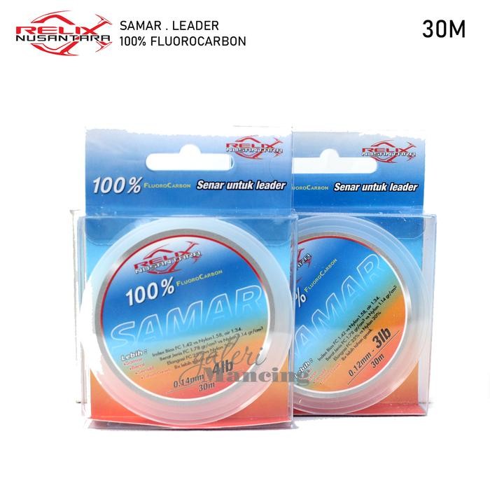 Senar Leader Relix Nusantara Samar 20M 100Lb - 80Lb - 70Lb - 60Lb - 50Lb - 30Lb - 25Lb - 20Lb - 12Lb
