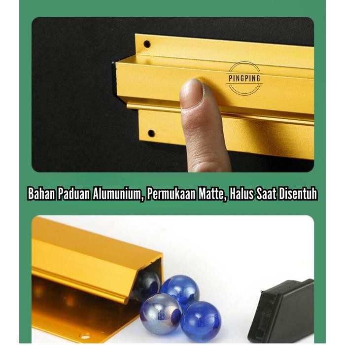 

Pingping - Bill Holder Gold / Receipt Holder Gold / Capitan Nota Stainles / Alat Takeaways Dapur /