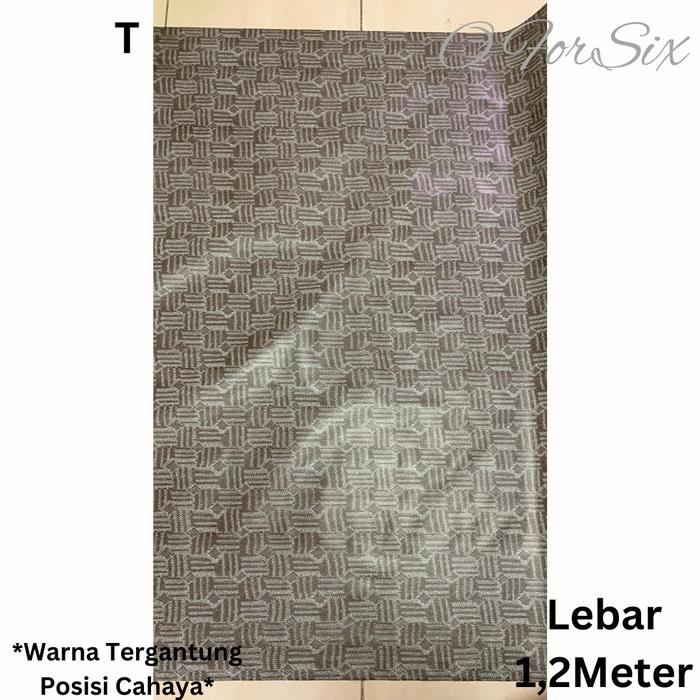 (New) (Roll) Karpet Plastik/Perlak Lantai/Meja/Karpet Lantai Plastik Lebar 1,2 Meter