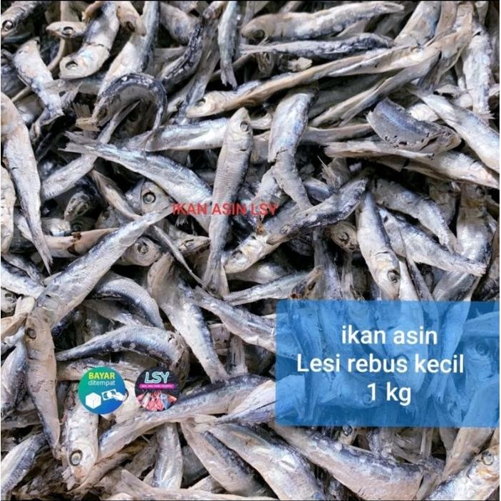 

3YC3 Ikan Asin Lesi Rebus Kecil Super 1000Gram / 1 Kg