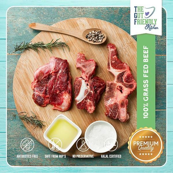 

3YC3 Grassfed Neck Bone (Tulang Leher) Aus 500Gr By The Gut Friendly
