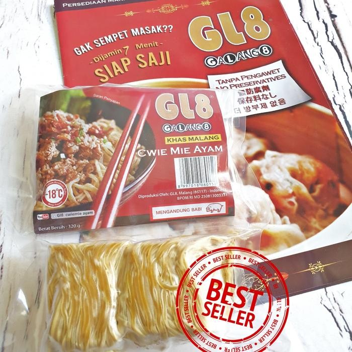 H48Y Cwie Mie Ayam Bakmi Ayam Khas Malang Bakmi Frozen Non Halal
