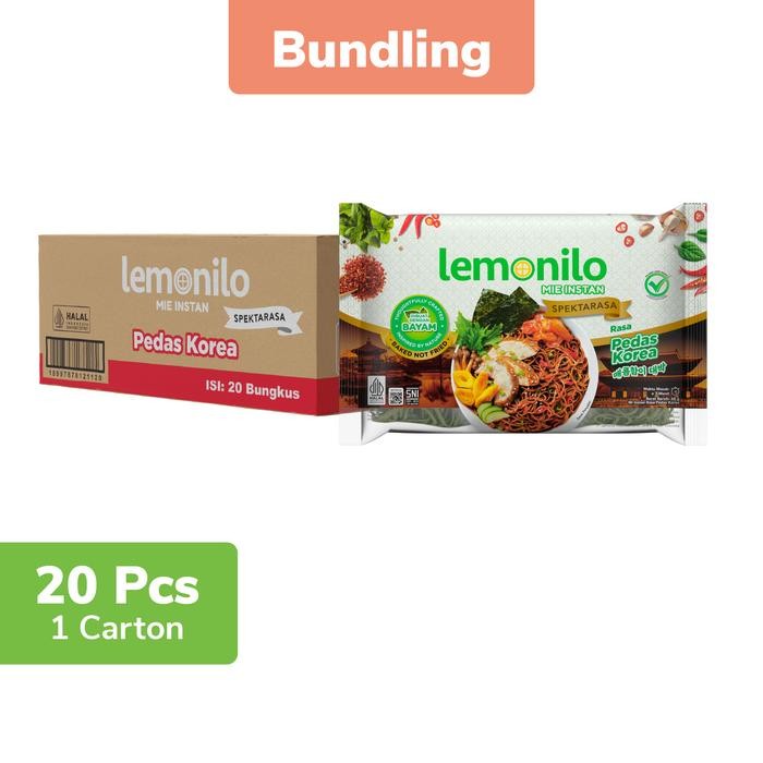 

H48Y 20 Pcs Lemonilo Mie Instan Goreng Pedas Korea 68G