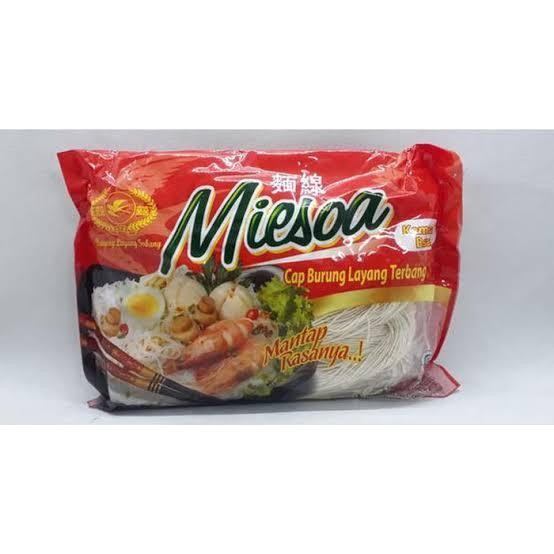 

H48Y Mie Soa Kemasan Besar Cap Burung Layang Terbang 350Gr Miesoa