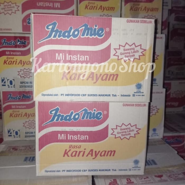 

H48Y Indomie Mie Kuah Rasa Kari Ayam Per Dus Isi 40Bks