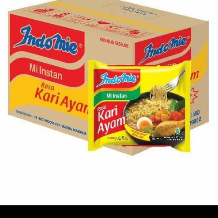 

H48Y Indomie Kari Ayam 1 Dus 40 Pcs