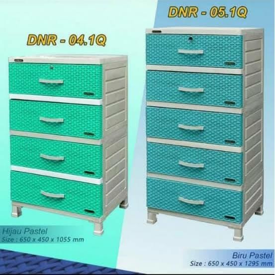 Rak Plastik 5 Susun Jumbo Rotan Napolly (Mo )