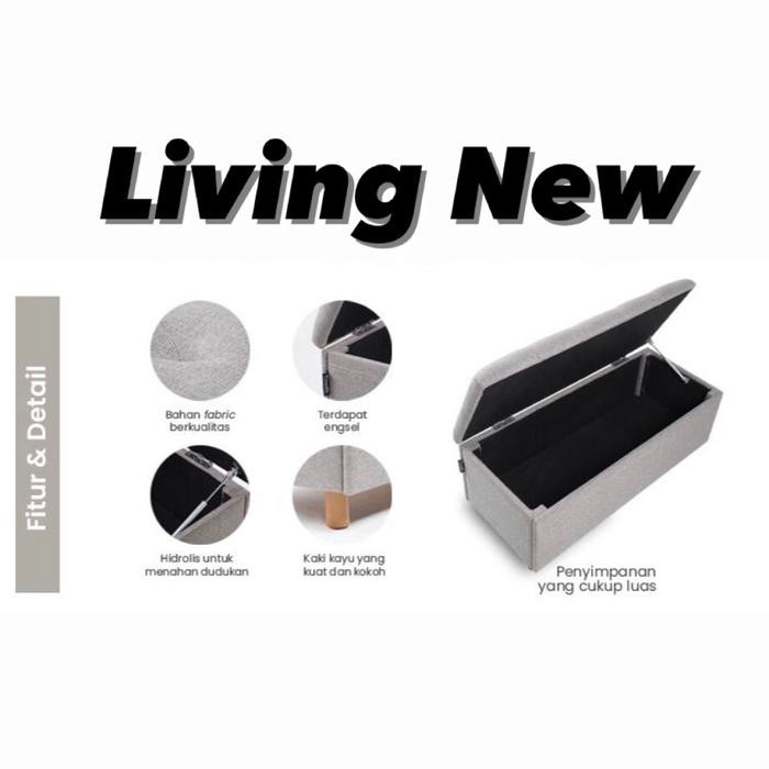 Kursi Sofa Bricks Ottoman / Kursi Sofa Panjang / Kursi Serbaguna