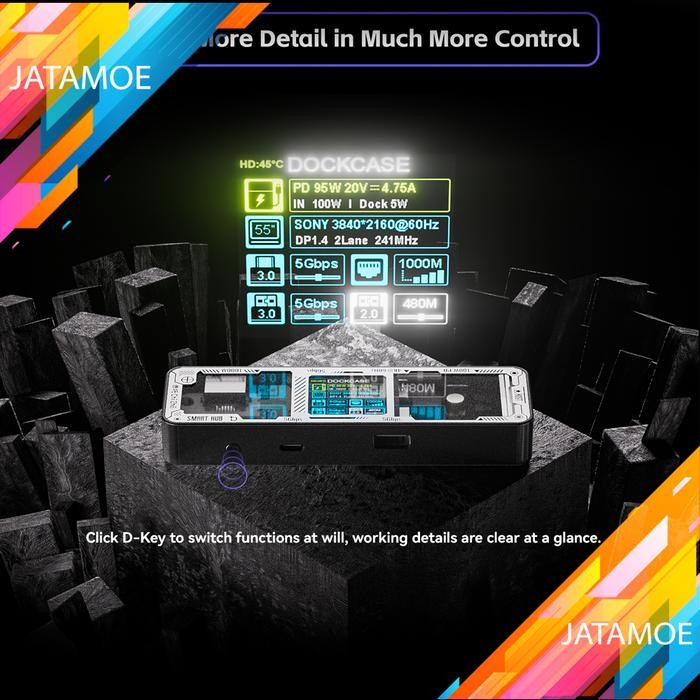 Bagus Dockcase Explorer Edition Usb C Smart Hub 10-In-1