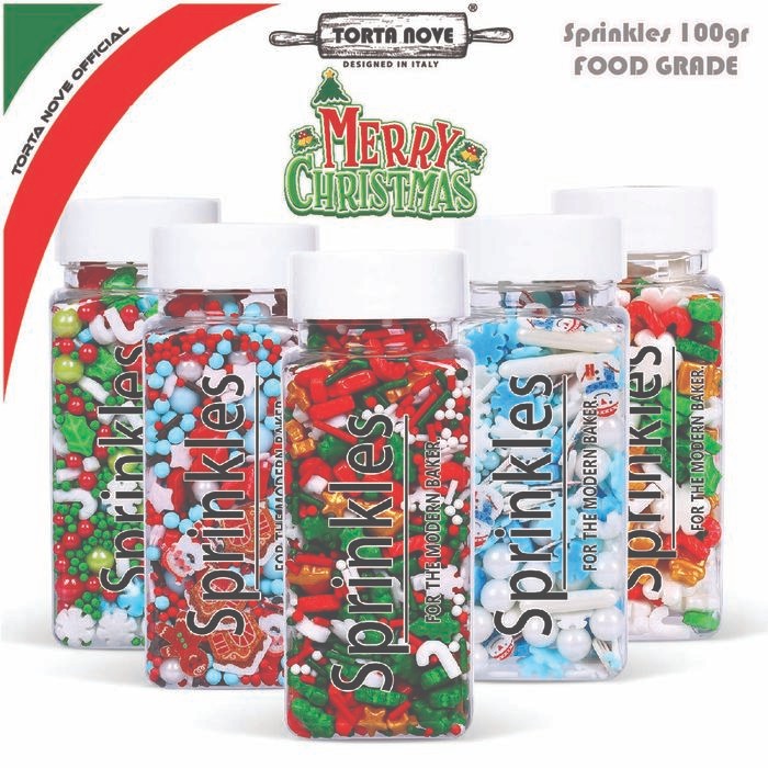 

Trimit gula sprinkle warna warni Dekorasi kue Topping kue ultah natal Food Makanan