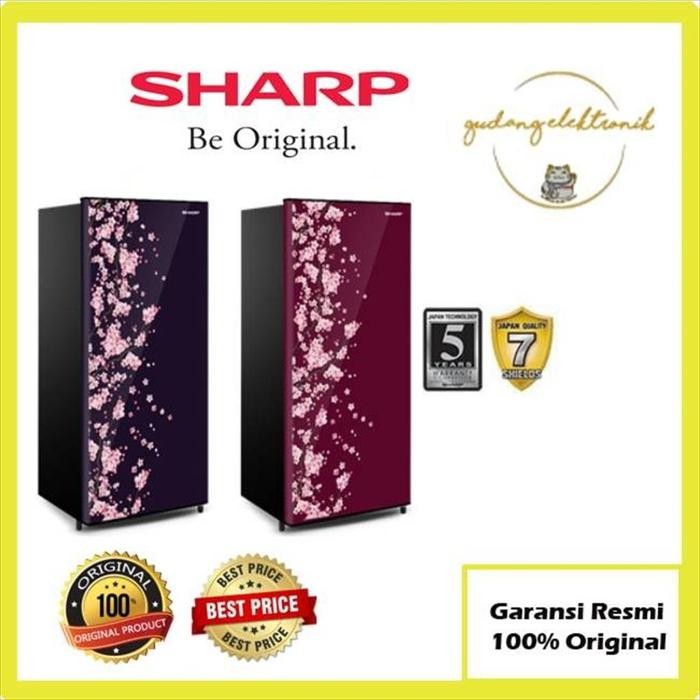 Lemari Es Sjn 192 D 1 Pintu Tinggi Garansi Sjn-192D Sedang