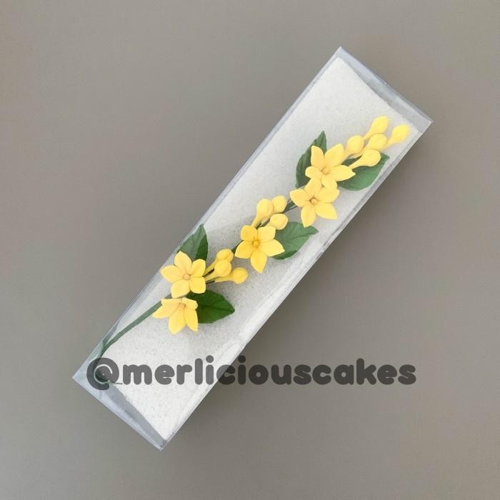 

STP 32 Yellow Kuning Bunga Gumpaste Flower Cake Kue Topper