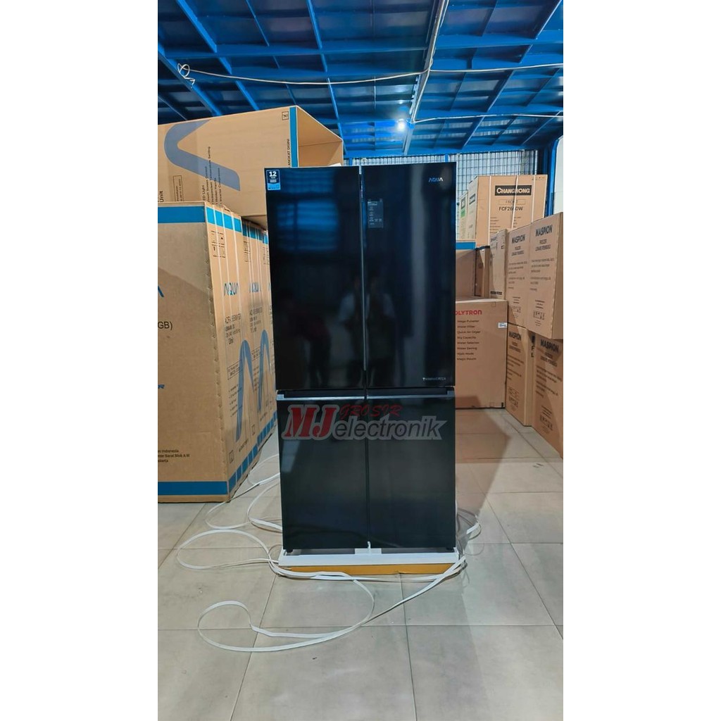 Kulkas Sj-Is61G-Bk Lemari Es 2 Pintu Side By Side Sj Is 61 Gbk