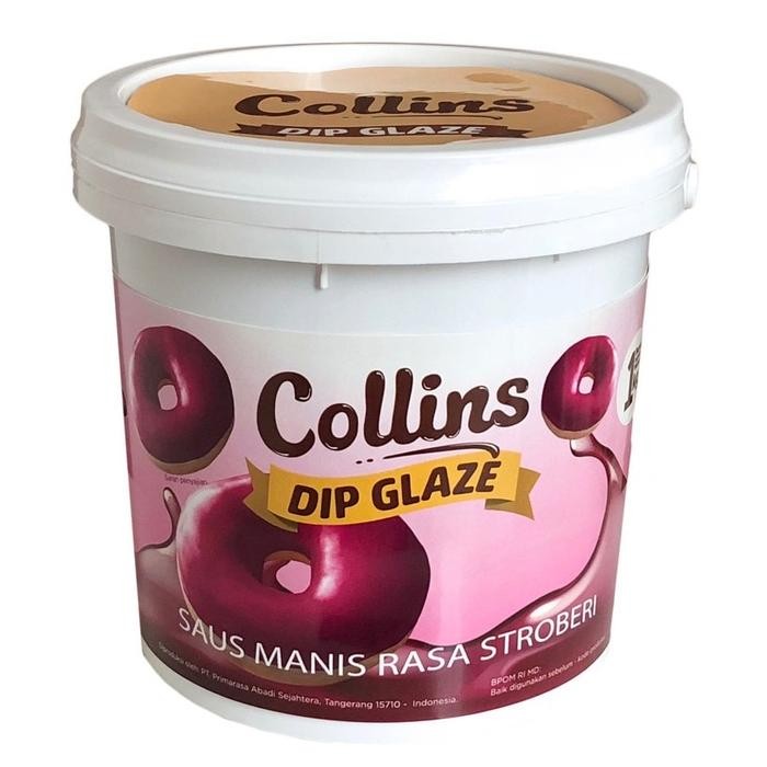 

Collins Dip Glaze 1kg - Dipping Coklat HALAL Toping Donat Pisang Nuget