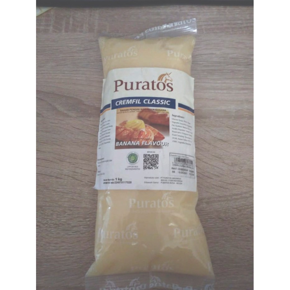 

Puratos Banana 1kg / Isian Roti / Isian Soes