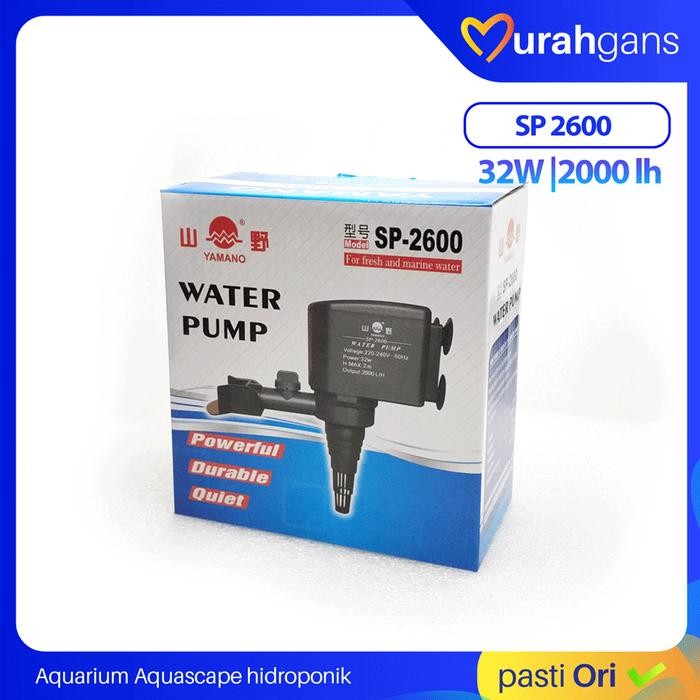 Pompa Air Aquarium Yamano Sp 2600 2000 L/H