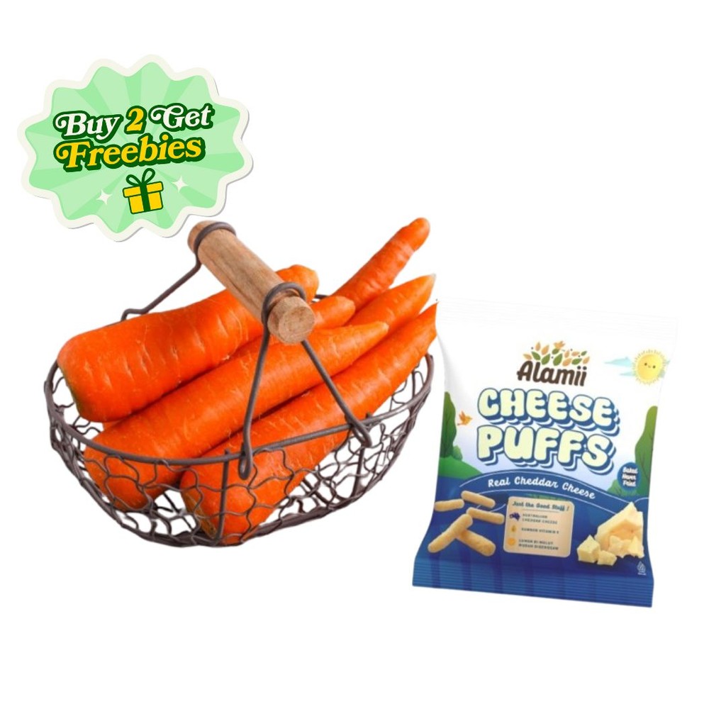 

Bundle 2 Wortel Berastagi Baby Free Alamii Cheese Konvensional 1 pack