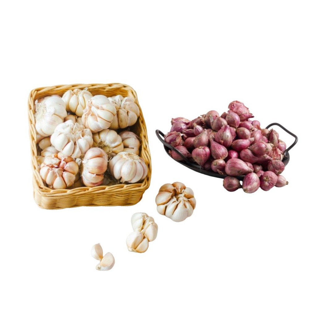 

Bundle Bawang Merah Putih 2 kg Konvensional 1 pack