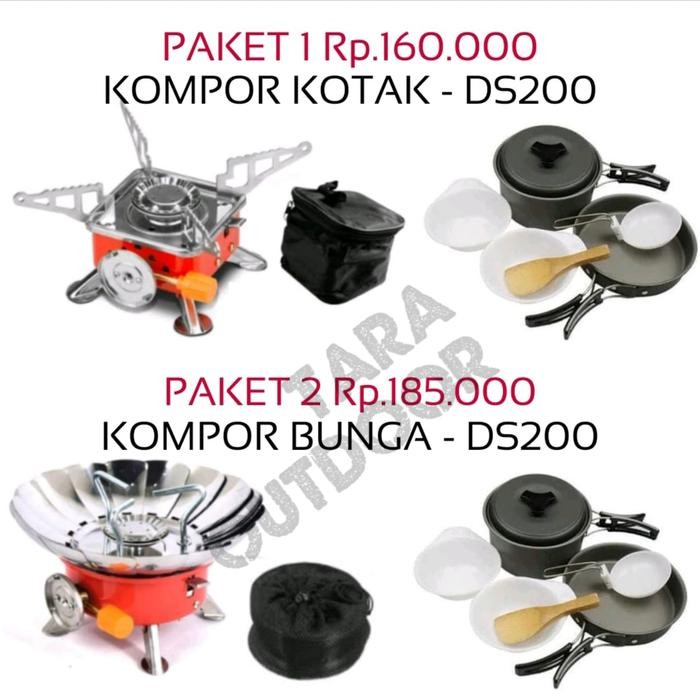 Consina Avtech - Paket Kompor & Cooking Set Camping