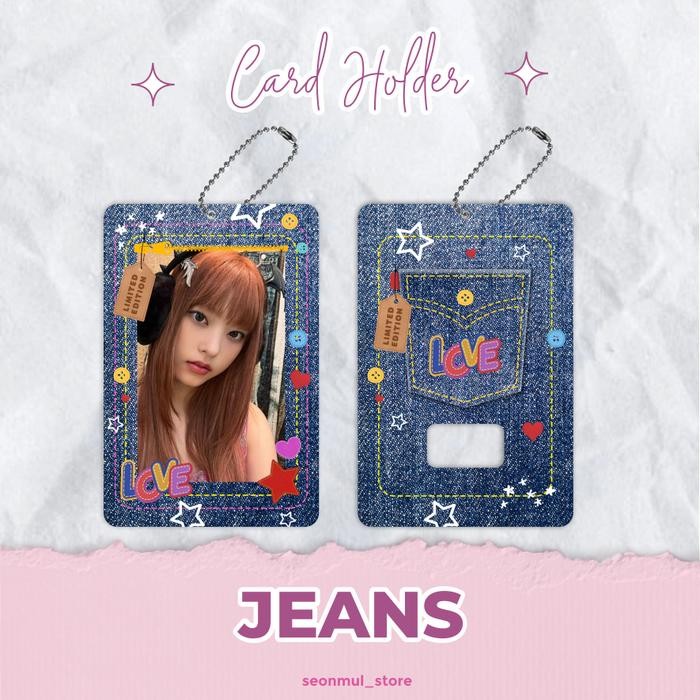

TERLARIS CAHOL ACRYLIC JEANS / PHOTOCARD ER AKRILIK JEANS CONCEPT / CARD ER JEANS READY STOCK
