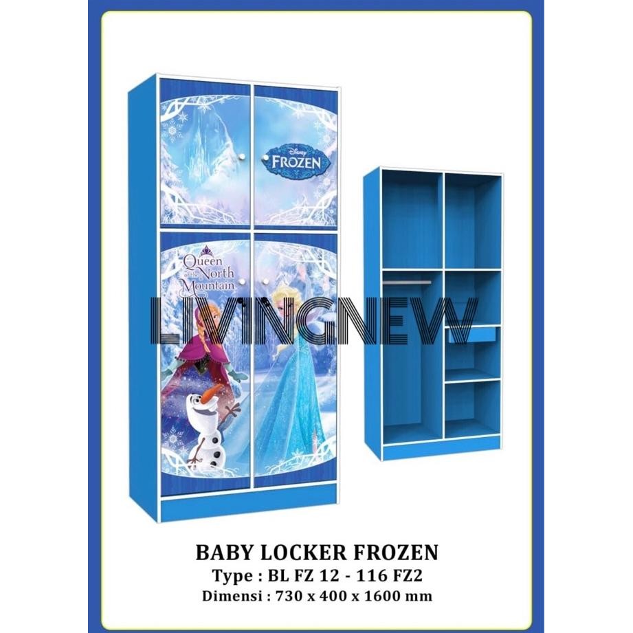 Lemari Pakaian Anak Karakter Hellokitty / Batman / Spiderman / Frozen