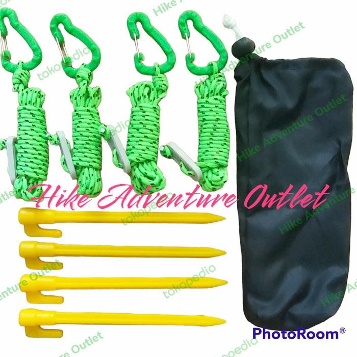 Consina Avtech - Paket Lengkap Tali Flysheet Include Pasak Dan Cover