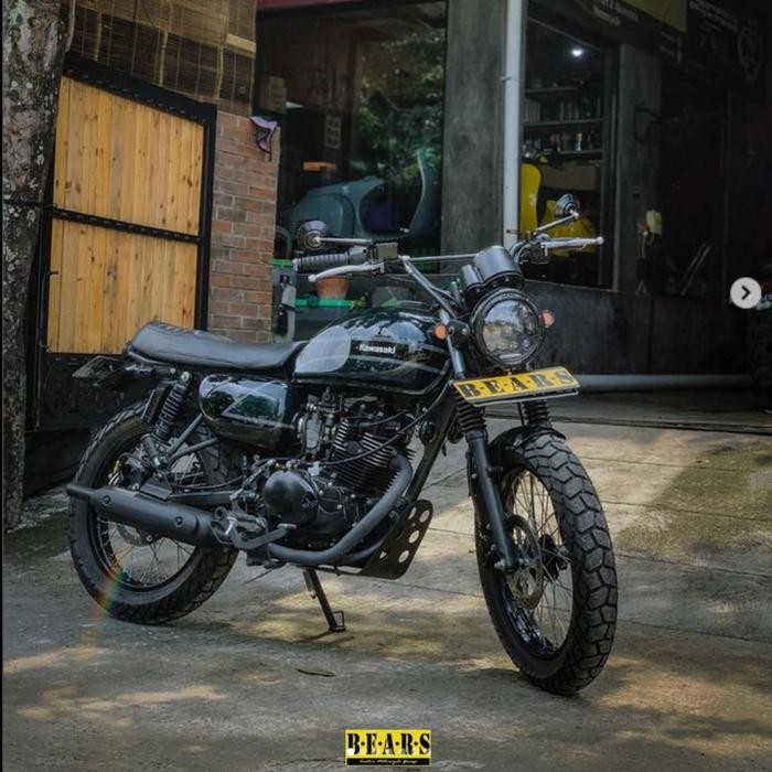 Kawasaki W175 Skidplate Custom - Engine Guard - Mud Guard