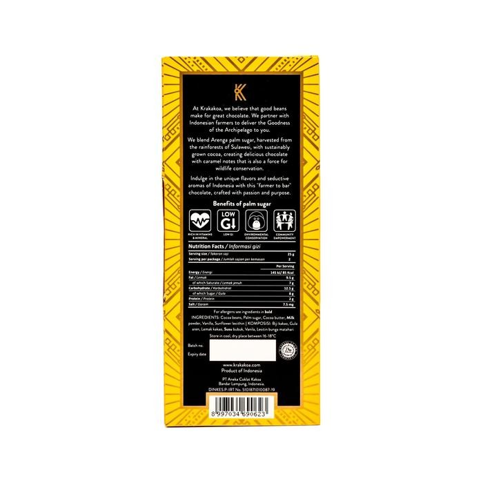 

KRAKAKOA - ARENGA 60% DARK MILK CHOCOLATE