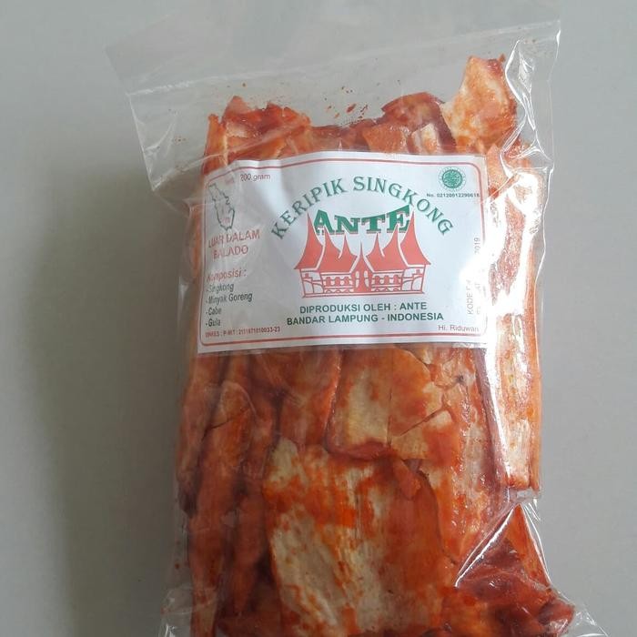 

KERIPIK SINGKONG ANTE PEDAS