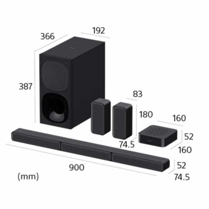 Sony Soundbar Ht-S40R / Hts40R / S40R Wireless Rear Suround