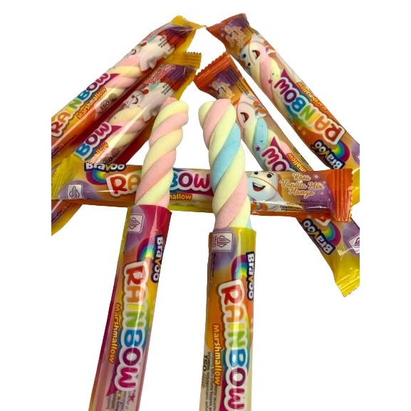 

PAKET MARSHMELLOW RAINBOW 40PCS ANEKA RASA BUAH BUAHAN TERBARU BERAT 8G WARNA WARNI CANDY FOOD SNACK