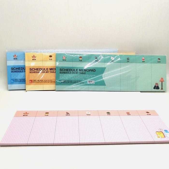 

Buku Fancy Schedule Memopad Random