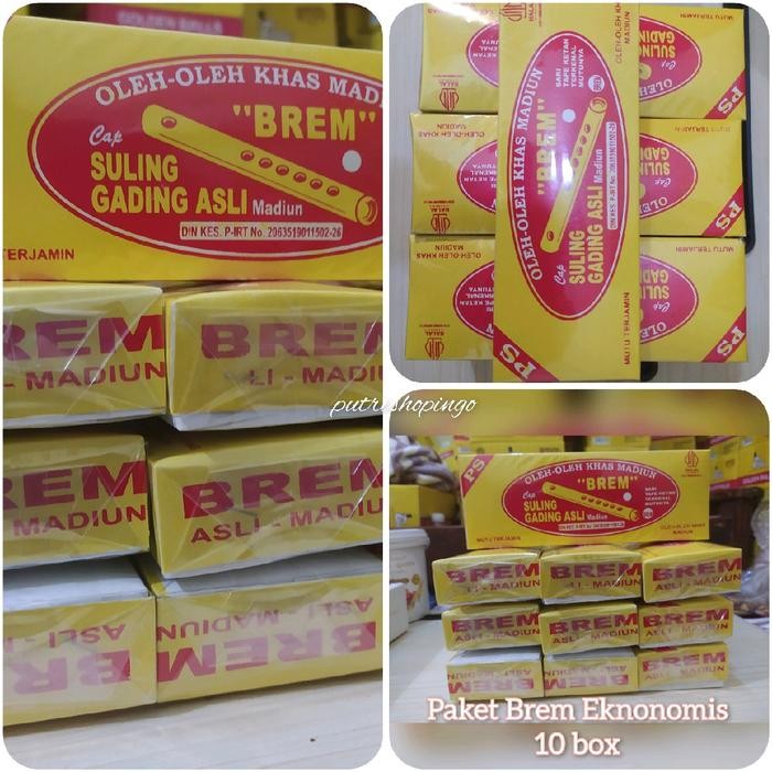 

PAKET BREM MADIUN EKONOMIS 10 BOX OLEH OLEH KHAS MADIUN ALAMI JAJANAN FOOD MANIS GROSIR CAMILAN
