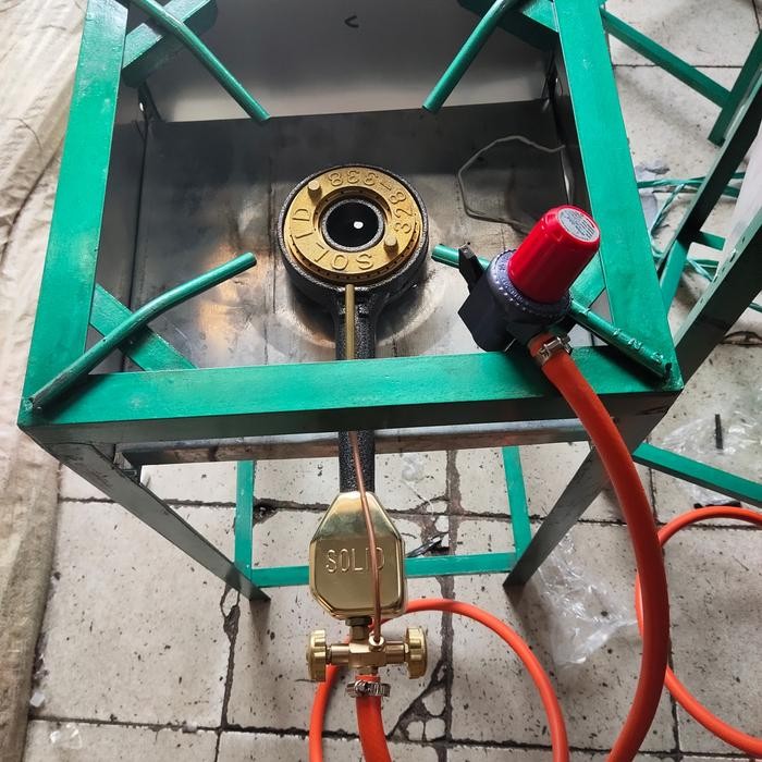 Paket Kompor Gas Nasi Goreng Pemantik Otomatis