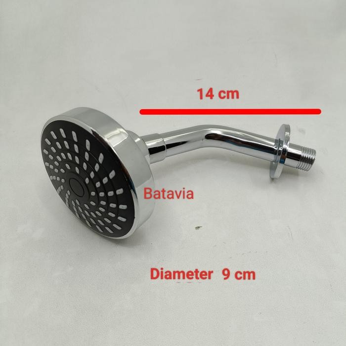 Onda Hansgrohe - Wall Shower Bulat/Head Shower Bulat Tebal