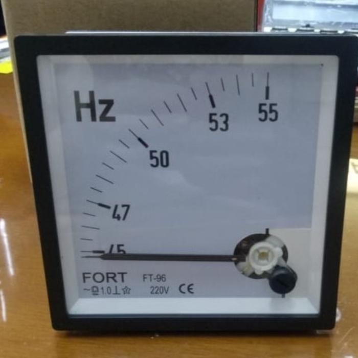 Terbaik Fort Frequency Meter 45-55Hz/220V Ft96Hz / Hz Meter Ft72Hz / Hz Meter