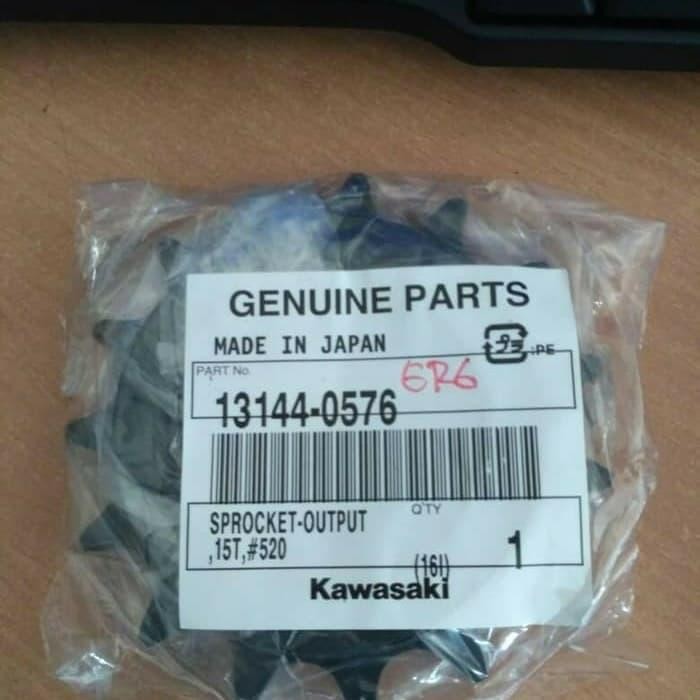 GEAR DEPAN KAWASAKI ER6N ORIGINAL, READY STOCK
