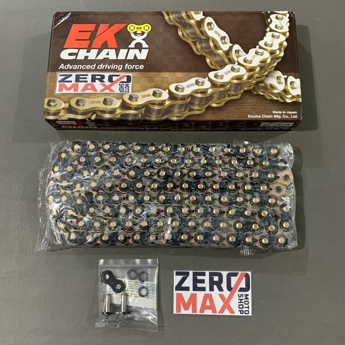 RANTAI EK CHAIN JAPAN 520 SRX2 X-RING BLACK GOLD ZX25R ZX-25R ZX 25R
