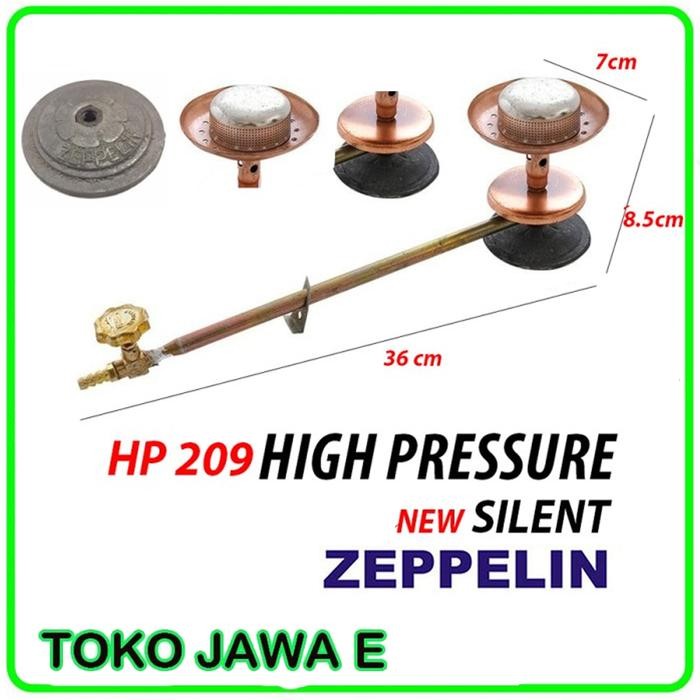 Steincookwaree - Kompor Gas Semawar Zeppelin Hp 209 (Silent)