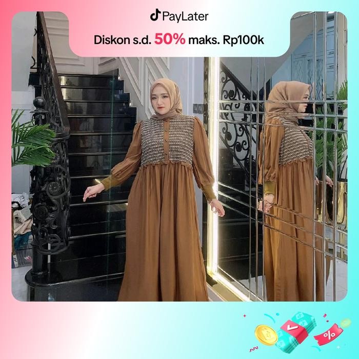 Gwenza - Rumaisha Gamis Simple - Muslim Wanita