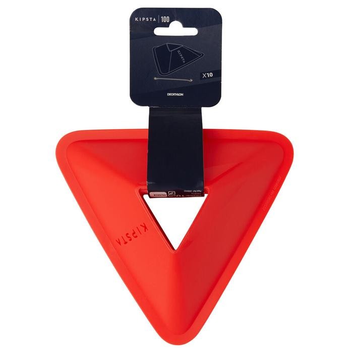 Leguage Specs - Set Cone Datar Latihan Sepak Bola Essential 10Pcs - Jingga - 8497807