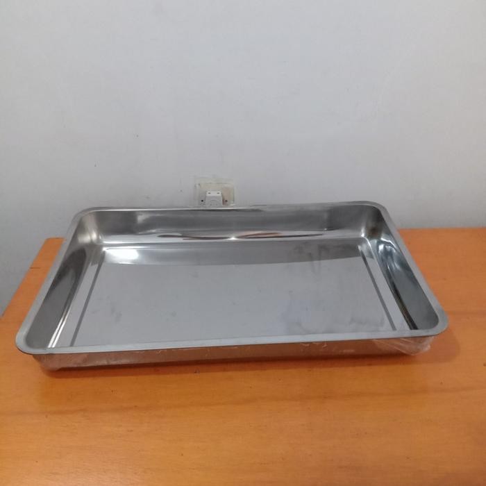 Baking Tray / Nampan / Baki 60 Cm X 40 Cm Bahan Stainless Steel Tebal, Nampan Pemanggang / Loyang