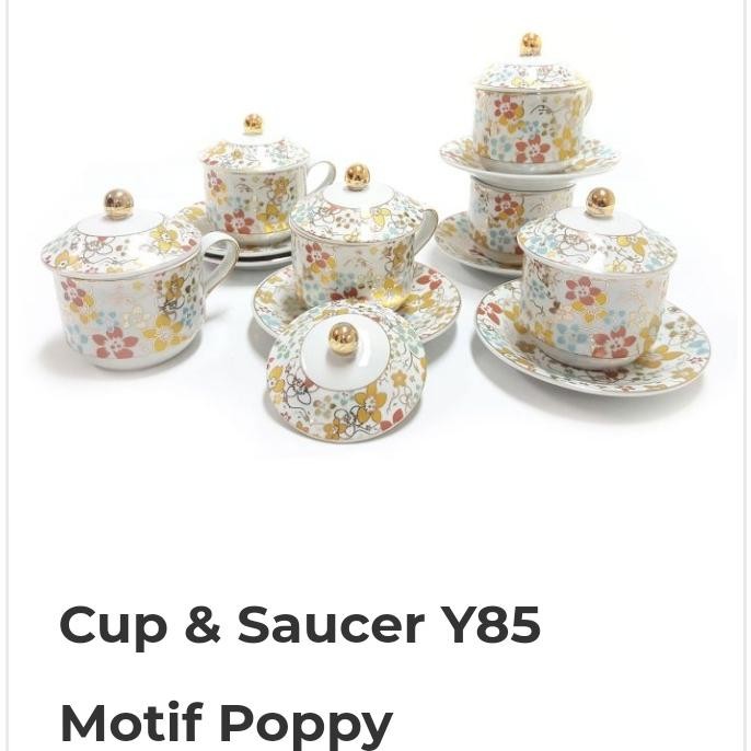 Mug Set Vicenza Tutup 6Buah