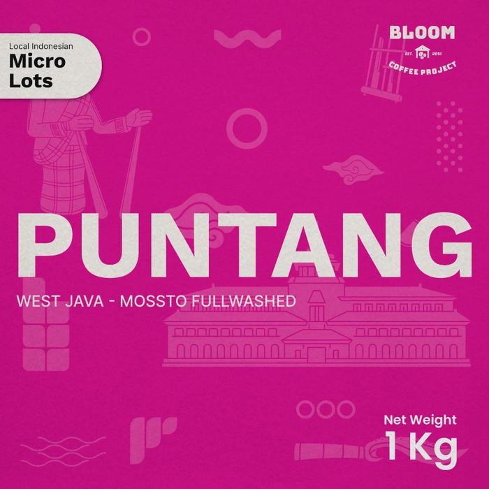 

Biji Kopi Puntang, jawa Barat Puntang Mossto 72 H Fullwashed