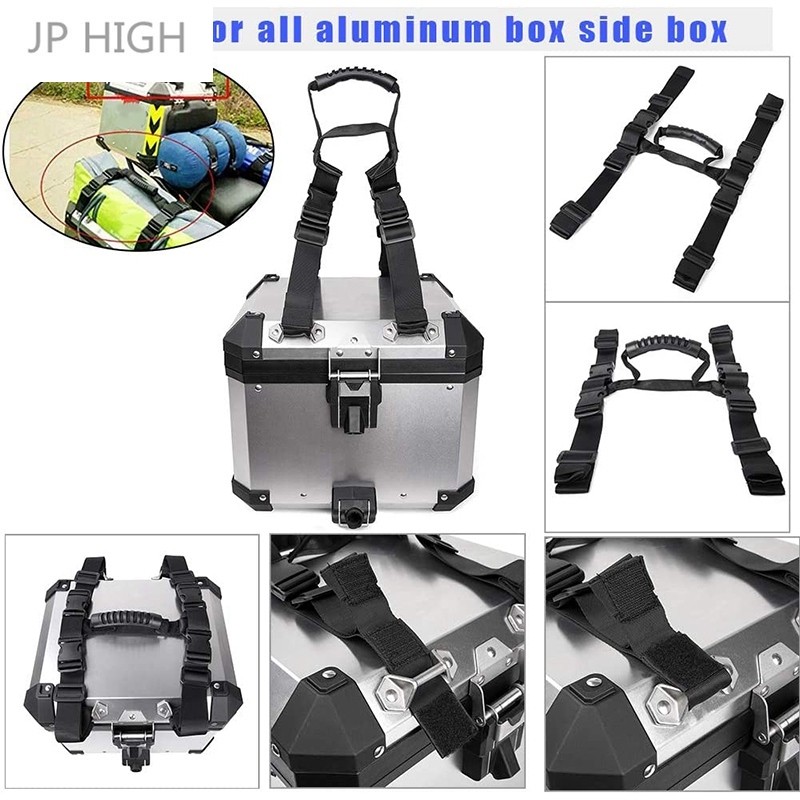 Motorcycle Pannier Handle, Aluminum Alloy Side Box Pannier Handle for