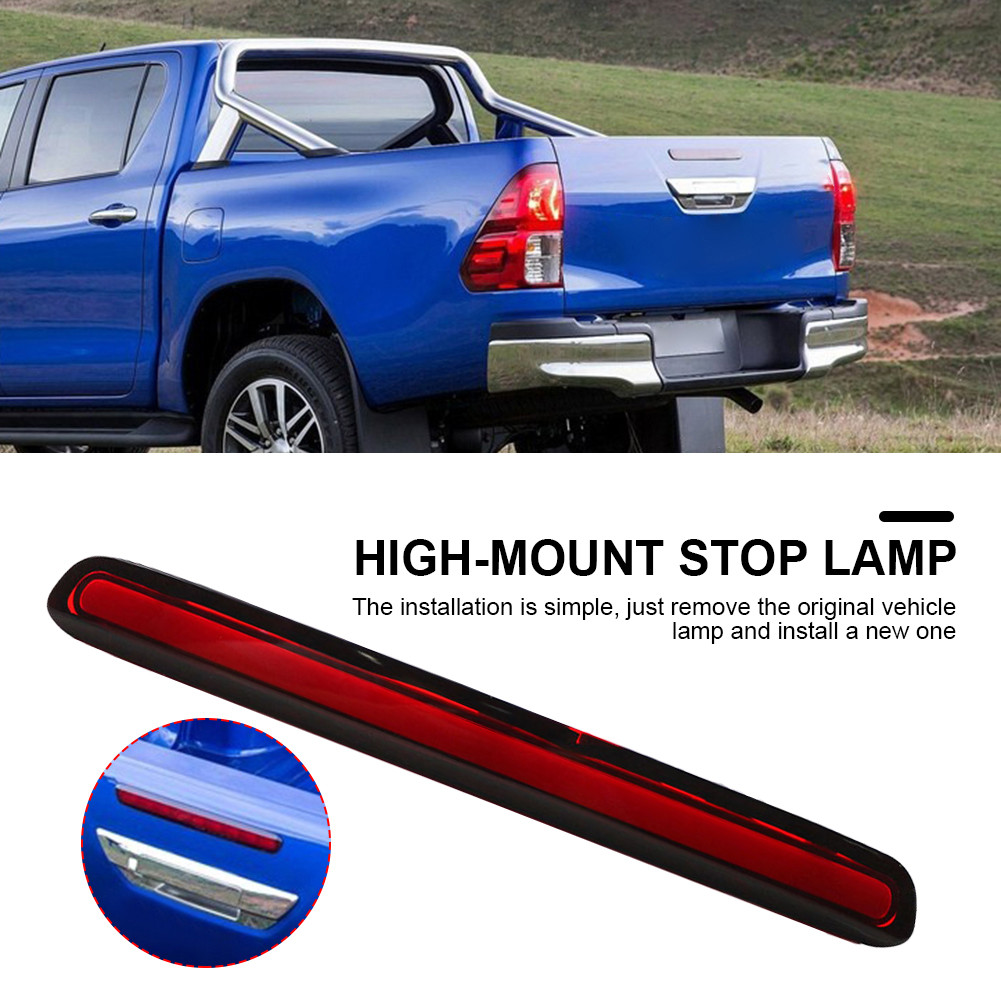 LED High Mount Stop Light ABS Material 12V Brake Light Strip Car